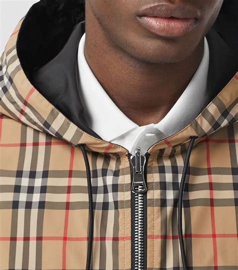 burberry jacket men's reversible|burberry check jacket archive beige.